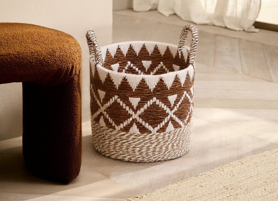 Плетеные корзины в интерьере - природная элегантность и уют!